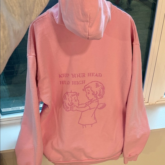 Boys Lie pink hoodie - Picture 2 of 4